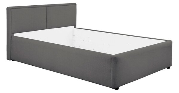 Cadru pat NEDIN 120x200, stofa clasica gri inchis - Maya 21