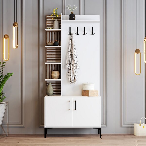 Mobilier hol Valery 4 (alb). 1072669