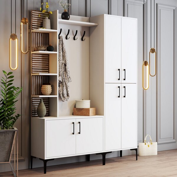 Mobilier hol Valery 5 (alb). 1072670