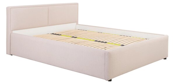 Cadru pat NEDIN 160x200, stofa clasica bej - Maya 03