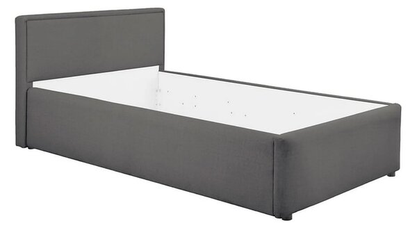 Cadru pat NEDIN 90x200, stofa clasica gri inchis - Maya 21