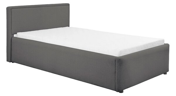 Cadru pat NEDIN 90x200, stofa clasica gri inchis - Maya 21