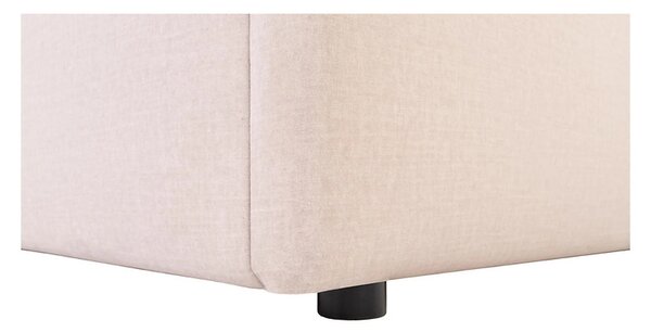 Cadru pat NEDIN 160x200, stofa clasica bej - Maya 03