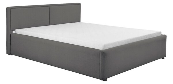 Cadru pat NEDIN 160x200, stofa clasica gri inchis - Maya 21