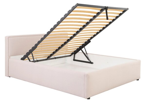 Cadru pat NEDIN 160x200, stofa clasica bej - Maya 03