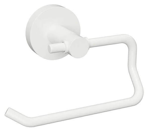 Suport hârtie igienică Sapho XR704W X-Round White,fără capac, alb
