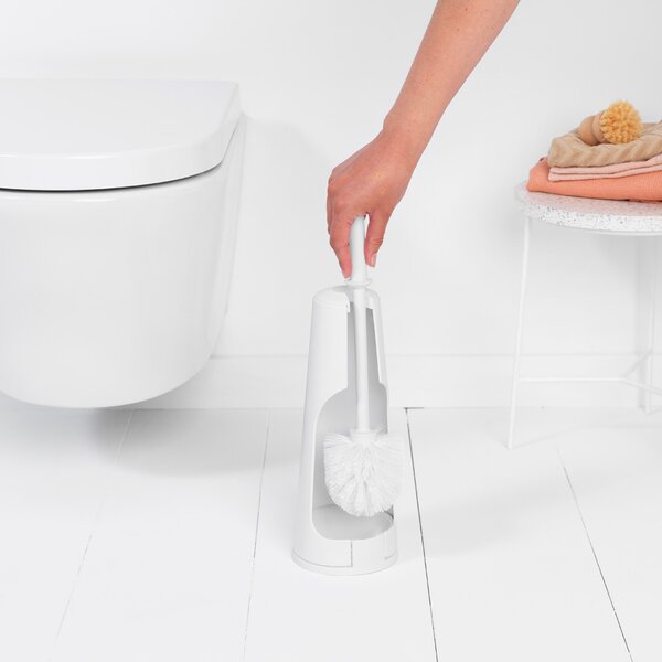 Brabantia ReNew perie de toaletă stativ alb 414664