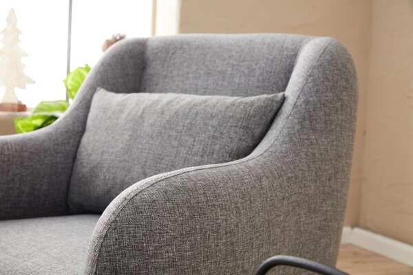 Atelier Del Sofa, Fotoliu Aergul gri 77/70/77 cm