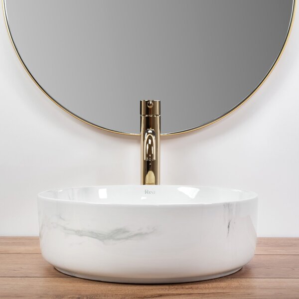 Lavoar pe blat Rea Sami Nature Marble