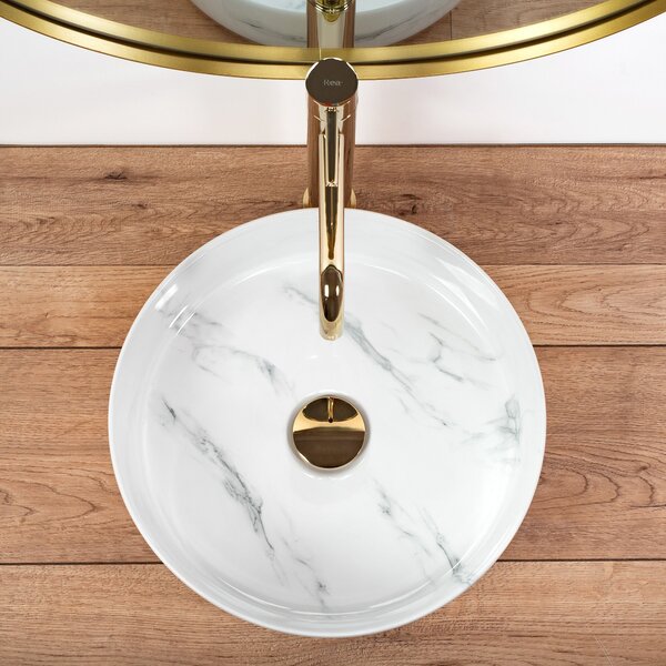 Lavoar pe blat Rea Sami Nature Marble