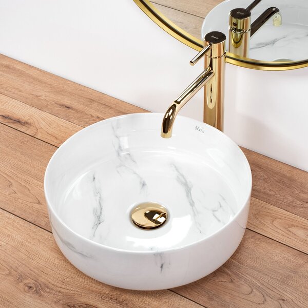 Lavoar pe blat Rea Sami Nature Marble