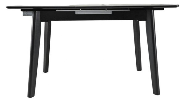 Masa extensibila OSTEN, gri cu efect de marmura/negru, 140/180x80x76 c