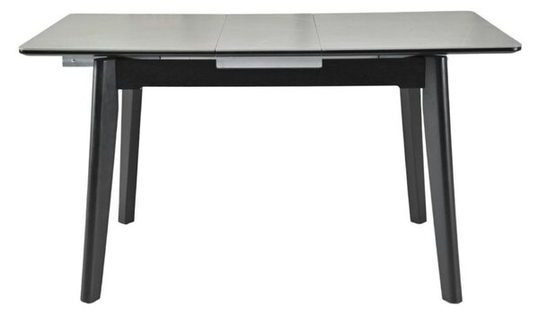Masa extensibila OSTEN, gri cu efect de marmura/negru, 140/180x80x76 c