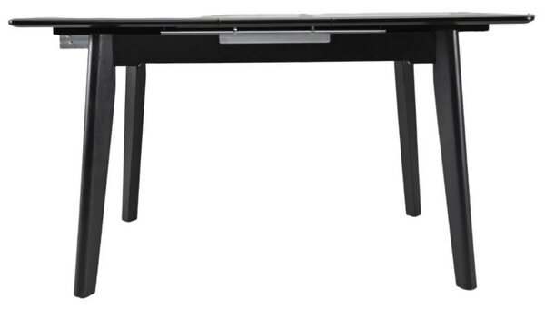 Masa extensibila OSTEN, gri cu efect de marmura/negru, 120/160x80x76 c