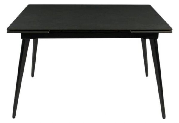 Masa extensibila REEF, negru, ceramica/metal, 120/180x80x76 cm