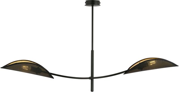 Emibig Lotus lampă de tavan 2x40 W negru 1106/2