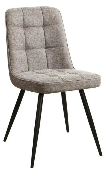 Scaun SUN, bej inchis/negru, stofa clasica/metal, 46x56x86 cm