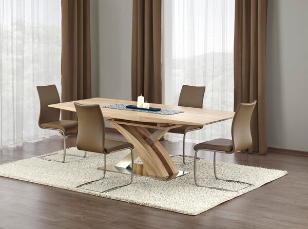 Mese extensibile lemn stejar Sandor, 160/220X90X77 CM