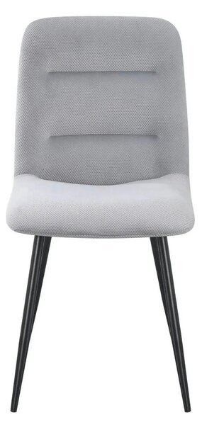 Scaun BOS, gri/negru, stofa/metal, 61x51x84 cm
