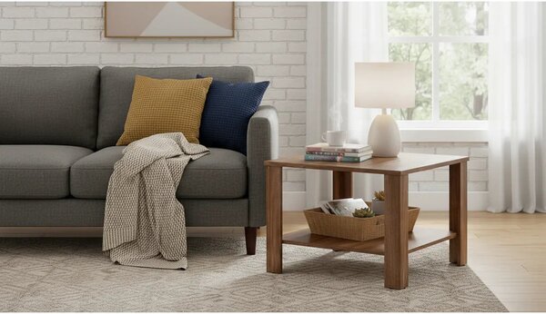 Masuta cafea ODETTE, stejar stirling, PAL, 68x68x48 cm