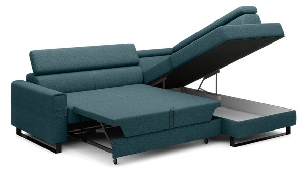 Coltar extensibil LIVIO, personalizabil materiale gama Premium, cu lad
