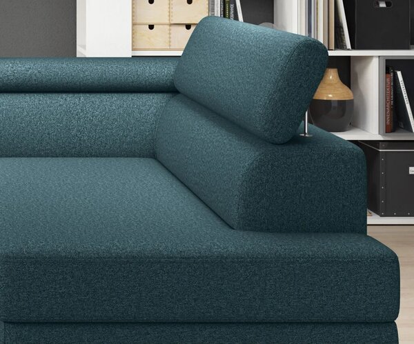 Coltar extensibil LIVIO, personalizabil materiale gama Premium, cu lad