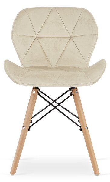Scaun LAGO VELVET bej