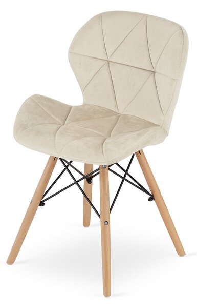 Scaun LAGO VELVET bej