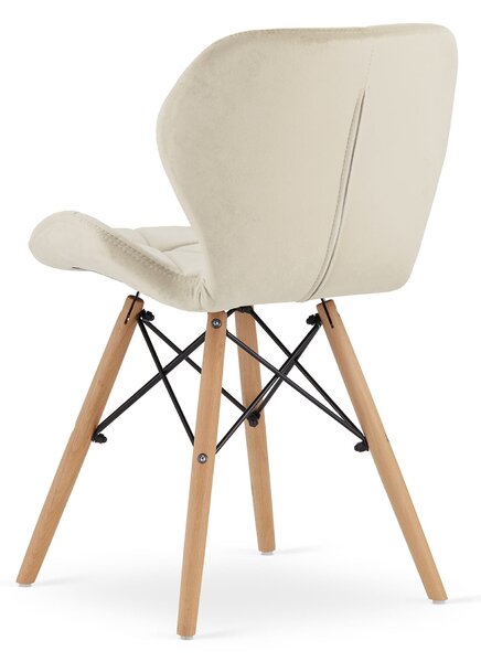 Scaun LAGO VELVET bej