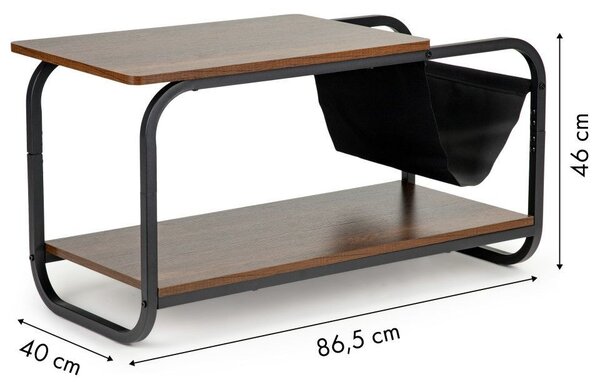 Măsuță de cafea pe două niveluri într-un design modern