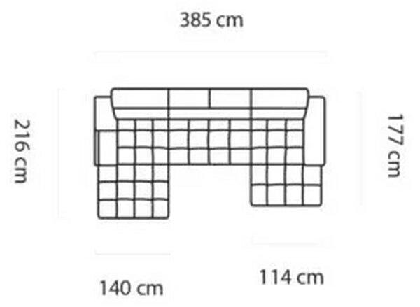 Coltar PLAZA XL, personalizabil materiale gama Premium, cu reglaj elec