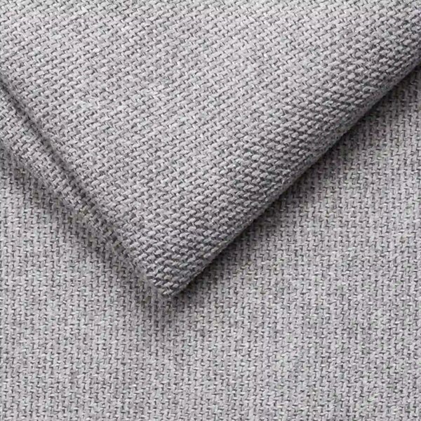 Coltar extensibil MOLINA MINI, sezlong dreapta, stofa gri deschis - Au