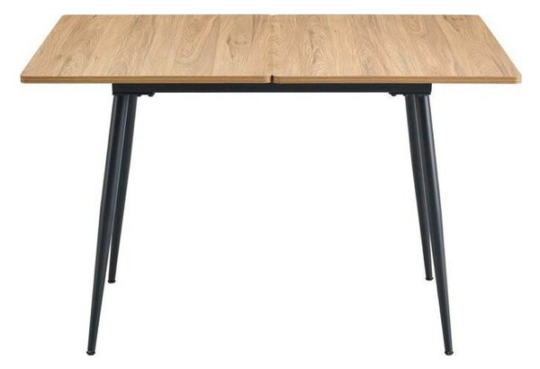 Masa extensibila SMART, stejar/negru, 60/120x93x77 cm