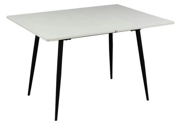 Masa extensibila SMART, alb/negru, 60/120x93x77 cm
