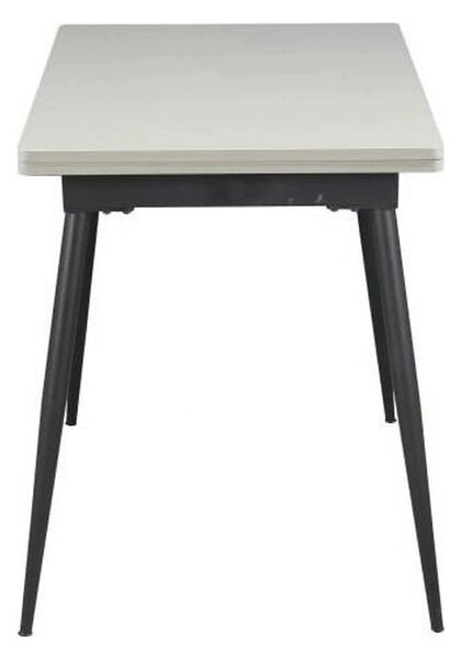 Masa extensibila SMART, alb/negru, 60/120x93x77 cm