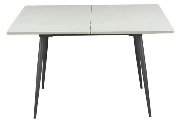 Masa extensibila SMART, alb/negru, 60/120x93x77 cm