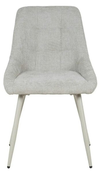 Scaun KENT, grej/gri deschis, stofa clasica/metal, 50x60x84 cm