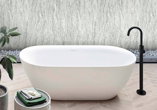 Cada freestanding ovala Hatria BT acril 170x78 cm, alb