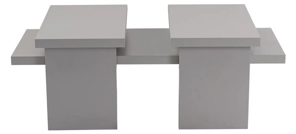 Masuta cafea SANCTUARY, gri, PAL, 110x45x30 cm