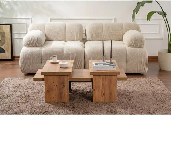 Masuta cafea SANCTUARY, pin, PAL, 110x45x30 cm