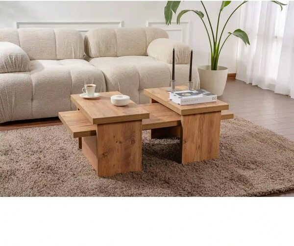 Masuta cafea SANCTUARY, pin, PAL, 110x45x30 cm
