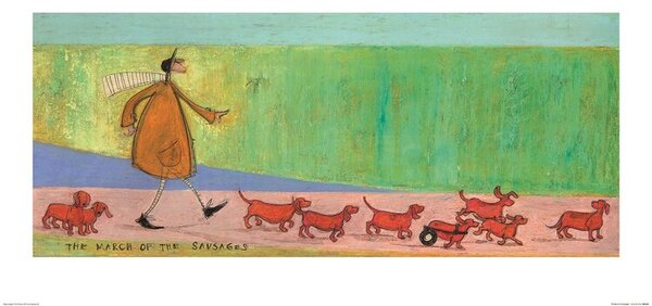 Sam Toft - The March of the Sausages Reproducere, Sam Toft, (60 x 30 cm)