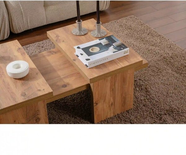 Masuta cafea SANCTUARY, pin, PAL, 110x45x30 cm