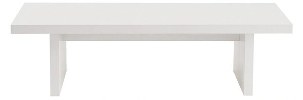 Masuta cafea SANCTUARY, alb, PAL, 110x45x30 cm