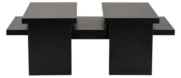 Masuta cafea SANCTUARY, negru, PAL, 110x45x30 cm
