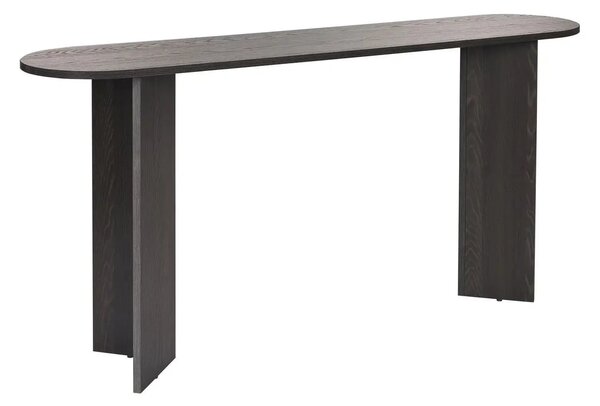 Consola SIRA, negru, PAL, 150x35x75 cm