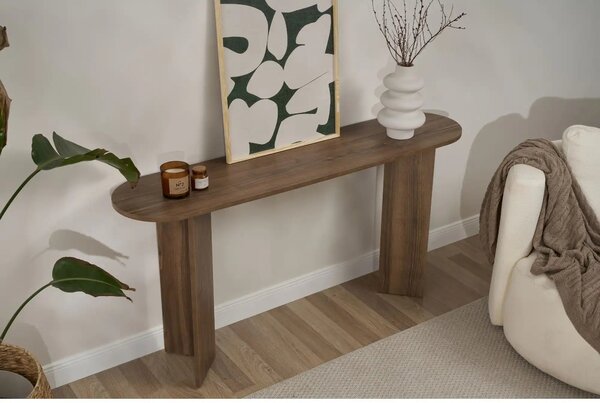 Consola SIRA, nuc inchis, PAL, 150x35x75 cm
