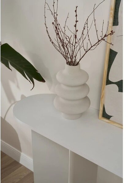 Consola SIRA, alb, PAL, 150x35x75 cm