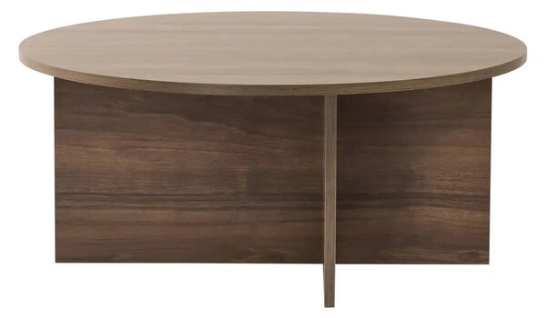 Masuta cafea SOLEIL, nuc, PAL melaminat, 90x90x40 cm