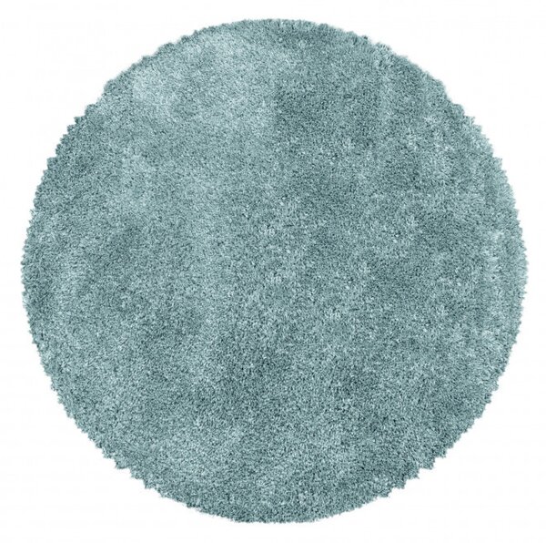 Covor Fluffy Albastru 80x80 cm